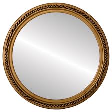 Paint the gold mirror frame with chalk paint. Gold Round Mirrors From 136 Santa Fe Gold Paint Free Shipping