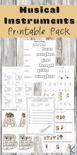 The printable cards can be used in a variety of ways offering endless possibilities for games in music lessons #musicgames #musicgamesforkids #teachpiano. Free Musical Instruments Worksheets Printable