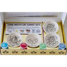 Cini Kase Boyama Seti Seramik Ve Tas Boyama Sanat Setleri Hayal Sepetim