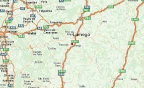 Postal code search on map; Lamego Wettervorhersage