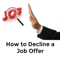 Rejection letter before an interview (sample letters & guidelines) every time employers advertise for a job opening; Sample Decline Job Offer Letter