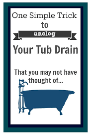 Follow this up with another liter of boiling water poured into the drain. One Simple Trick To Unclog Your Tub Drain The Creek Line House