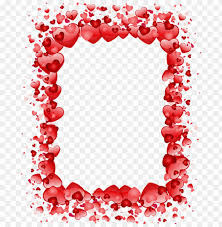 All images and logos are crafted with great workmanship. Download Valentine S Day Hearts Border Transparent Png Images Background Toppng