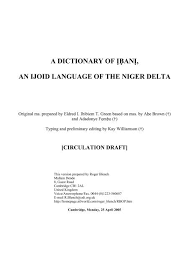 Are white kitchens outdated synonyms for importantly dictionary. Ibani English Dictionary Pdf Roger Blench