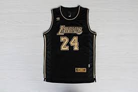 Men s los angeles lakers lebron james nike gold 2018 19 swingman jersey icon edition. Men S Los Angeles Lakers Kobe Bryant Black Gold Jersey Buy Online In Guernsey At Guernsey Desertcart Com Productid 30263763