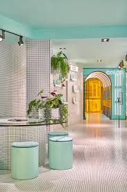 Rubio By Masquespacio Is A Futuristic Concept Store For A Spanish Publisher Store Design Interior Retail Interior Design