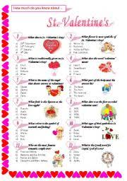 How to play valentine's day trivia game. Valentine S Day Worksheets