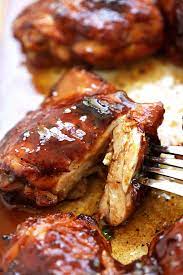 Mix bbq sauce, honey, mustard, worcestershire sauce and hot sauce in bowl and pour over chicken. Baked Honey Barbecue Chicken Rasa Malaysia