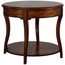 Uttermost Corianne Hand Rubbed Pecan Finish Oval Lamp Table T8087 Lamps Plus Table Side Table Accent Side Table
