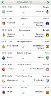 O que oferece a nossa ferramenta de jogos em directo liga dos campeões? Liga Dos Campeoes Oitavas De Final Horarios E Datas Clube Fanaticos
