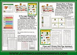 Make grocery shopping less painful on the parents and more fun for the kids by distracting them with this fun game & free printable. The Tools You Need To Teach Grocery Shopping Life Skills Autism Classroom Resources