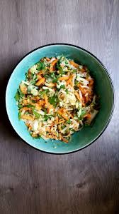 Epingle Par Virginie Huguenin Sur Cuisine Salade Thai Chou Chinois Sauce Poisson