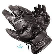 Olympia 180 Monsoon Classic Motorcycle Gloves Black Large