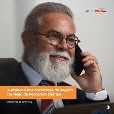 Fernando Dantas, Presidente do Sincor-CE, nos conta sua visão sobre a  atuação dos corretores de seguros. Acesse a matéria “Resiliente, adaptável  e comprometido em oferecer soluções de seguros” da Revista 5. Link
