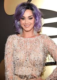 How Katy Perry Fooled Everyone On The Grammys Red Carpet Katy Perry Purple Hair Dramatic Hair Hair Looks
