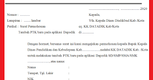 Contoh surat permohonan penerbitan cek dan giro merupakan satu contoh surat yang contohmembuatsurat.blogspot.com bahas kali ini, pembaca bisa memanfaatkannya dengan menyalin dan merubahnya contoh surat permohonan penerbitan cek dan giro sesuai kebutuhan pembaca. Contoh Surat Permohonan Tambah Ptk Baru Dapodik 2021 Info Pendidikan Terbaru