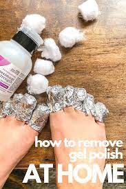 The Easiest Way To Remove Gel Nail Polish At Home Gel Nail Removal Remove Gel Polish Gel Nail Polish At Home