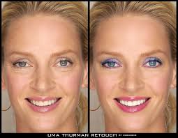 The star is facing accusations of plastic surgery after arriving at the premiere of the slap. Uma Thurman Retouch By Paranoid25 On Deviantart