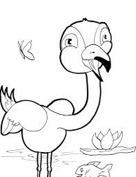 The flamingo group coloring pages fun for kids. Flamingo Coloring Pages 100 Printable Coloring Pages