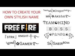 How to change free fire name styles font ll how to create own styles name in free fire ll best acctretive free fire stylish names website. How To Create Stylish Name Of Your Own Free Fire Alektronics Youtube