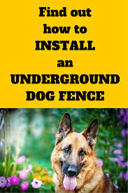 When the underground dog fence installer arrives he'll go over the containment area with you again, showing you where the dog's boundaries will be, where the control panel will be installed and the location of the hidden, underground wire. How To Install An Underground Dog Fence Dig Your Dog