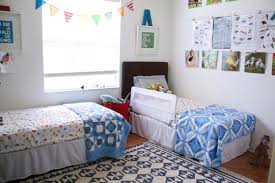 The boys bedroom is kind of a funny shape….and is more long than it is wide. Boys Shared Bedroom Small Room Bedroom Boys Shared Bedroom Small Boys Bedrooms