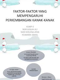 Mempelajari instrumen muzik memerlukan sikap dedikasi dan kerja keras yang tinggi. Faktor Faktor Yang Mempengaruhi Perkembangan Kanak Kanak