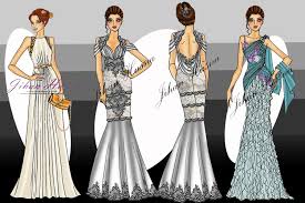 Selain mendapatkan pahala, membaca asmaul husna dapat memberikan ketenangan, kedamaian. 74 Gambar Sketsa Desain Busana Pesta Gudangsket