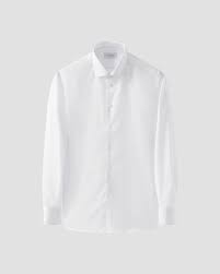 Men's White Dress Shirts - White Suit Shirts - Eton