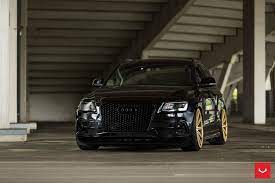 Audi Q5 Looking Menacing Being Blacked Out And Sitting On Bronze Custom Wheels Carid Com Gallery Audi Q5 Custom Wheels Audi