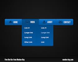 Freebie Friday Navigation Bar With Icons Monkee Boy Blog Web Design Tools Navigation Bar Bar Design