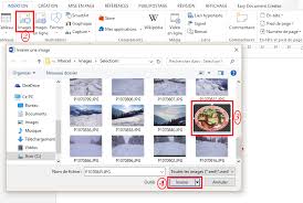 Cliques sur le menu format; Comment Inserer Une Image Dans Un Document Word Coursinfo Fr