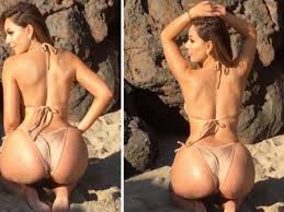 Stunning Instababe shows off AMAZING bubble butt in tiny bikini during  calendar shoot - Daily Star