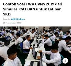 Sebelum contoh soal itu diberikan maka menurut pengalaman pribadi ada beberapa hal yang kami kira sangat penting untuk diketahui karena ini menyangkut kelulusan dalam tes cpns yang akan diikuti, apa itu? Info Cpns 2019 2020 Contoh Soal Twk Cpns 2019 Dari Simulasi Cat Bkn Untuk Latihan Skd Bit Ly Suksescpns2019 Detail Contoh Soal Soal Skd Twk Tersebut Adalah Sebagai Berikut 1 Dewan Perwakilan Rakyat Membentuk Panitia