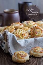 Blatterteigschnecken Mit Kase Schinken Lauch Maras Wunderland Rezepte Kochen Und Backen Fingerfood Rezepte