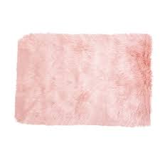Rating 4.000002 out of 5. Pink Faux Fur Rug 80x120 Blush Maisons Du Monde