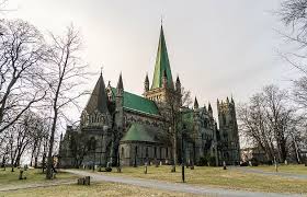 The latest reconstruction, begun in 1869, is still incomplete. Hd Wallpaper Green And Brown Cathedral Building Trondheim Norway Nidaros Cathedral Wallpaper Flare