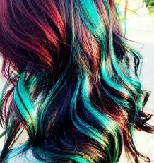 Black And Turquoise Hair Color Black Red Wine And Teal Original Combination Teal Hair Color Turquoise Hair Green Hair Colors