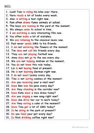 Revision Present Simple Or Present Continuous English Esl Worksheets In 2020 Teaching English Grammar English Worksheets For Kids Learn English Grammar