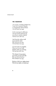 The Mountain By Elizabeth Bishop Poetry Magazine