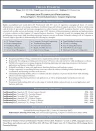 And installing network and barcode printers. Resume Samples Types Of Resume Formats Examples Templates