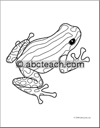 Clip Art Frogs Pasco Poison Dart Frog Frog Coloring Pages Frog Art Frog Drawing