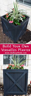 The versailles planter box was designed in 1670 by andre le notre, chief gardener for louis xvi at versailles to protect and ensure the survival of delicate and exotic fruit trees at the palace. Diy Versailles Planter The Rozy Home