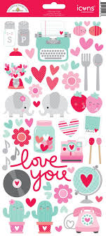 Stickers de amor para imprimir gratis. Db Sweet Things Icon Stickers 5043 Scrapbook Printables Printable Planner Stickers Scrapbook Stickers