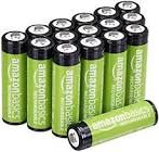 AA Rechargeable Batteries (16-Pack) Pre-charged Amazon Basics