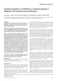 Malaysia interest rate was 1.75 % in 2021. Pdf Treating Hepatitis C In Hiv Hcv Co Infected Patients In Malaysia The Outcomes And Challenges