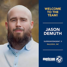 Meet Jason Demuth, Our New Superintendent 2 in Raleigh Division