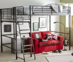 Vds lit mezzanine 2 places bicolore longueur 249cm hauteur 207cm hauteur sous. Mezzanine Metallique 2 Places Avec Plateforme 140 X 200 Cm Gris Anthracite Vendre Com