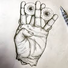 West Side Vision Eyeball Drawing Line Art Tattoos Drawings