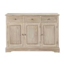 Paulownia Wood Sideboard W Cavaillon Buffet Bois Meuble Rangement Buffet Meuble